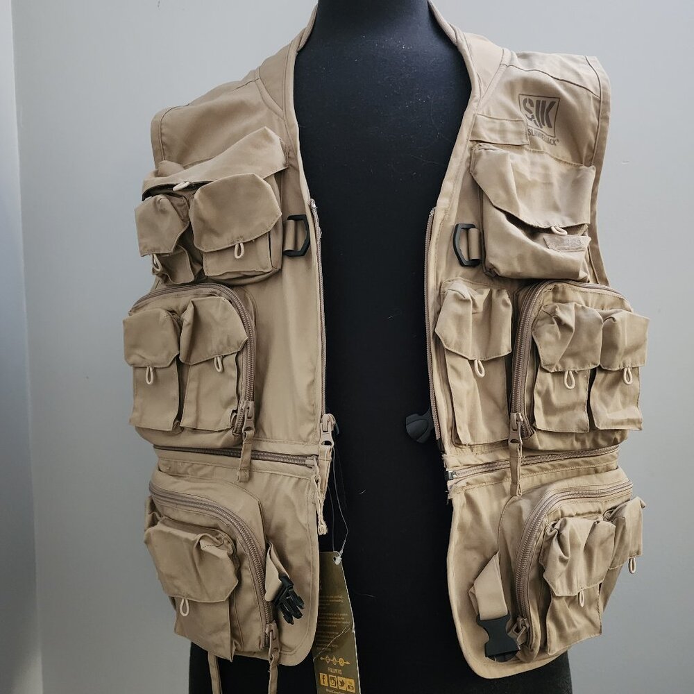 Fishing vest - Large Slumberjack 24-pocket new never worn